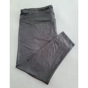 AVA & VIV Women's Black Knit High Waist Pants--Plus 4X-NEW!